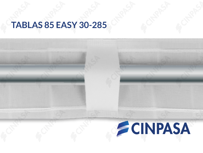  Fronceur à plis plats pour tringle  à passants 